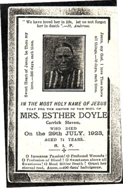 Esther O'Rourke Doyle ~1850 - 1923