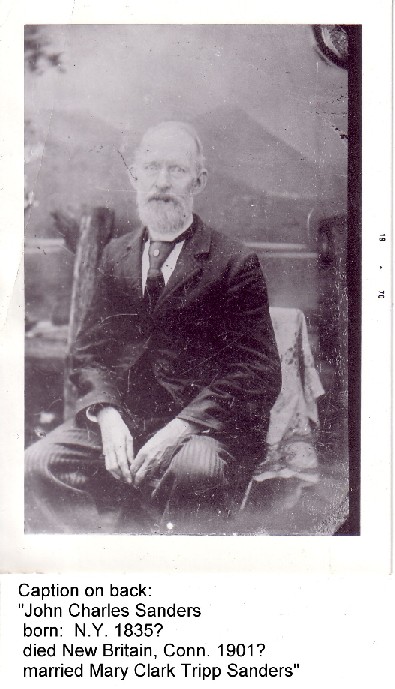 John Charles Sanders about 1900