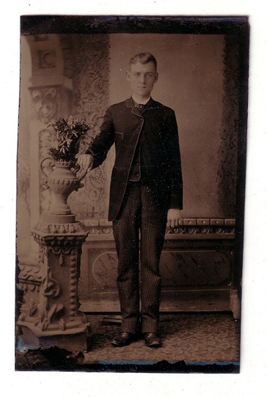 Sanders - Fryher Photo - Tin Type Photo - Patrick Fryher-Fraher - Sarah Hayes - before 1900